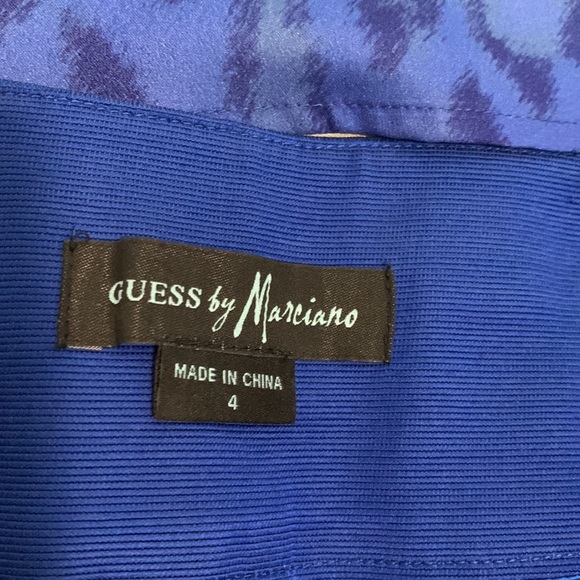 GUESS BY MARCIANO cobalt blue Leppard outfit - Picture 10 of 14
